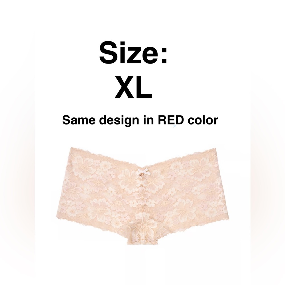 Victoria’s Secret BODY BY VICTORIA
Lace Boyshort Panty - NEW